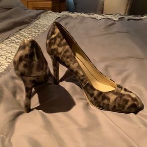 Leopard patent size 7 High heal